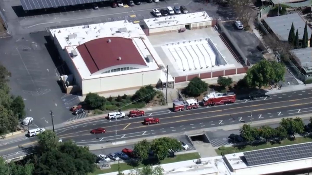 Two students have been taken to a hospital after San Jose firefighters responded to reports of multiple people having difficulty breathing at a middle school
