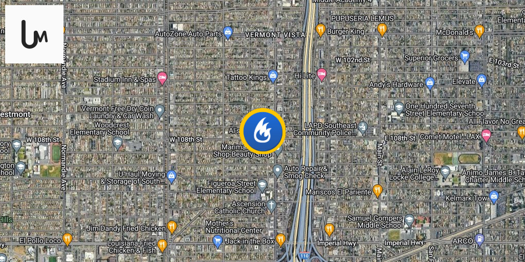 Active Structure Fire incident reported in Vermont Vista, Los Angeles ...