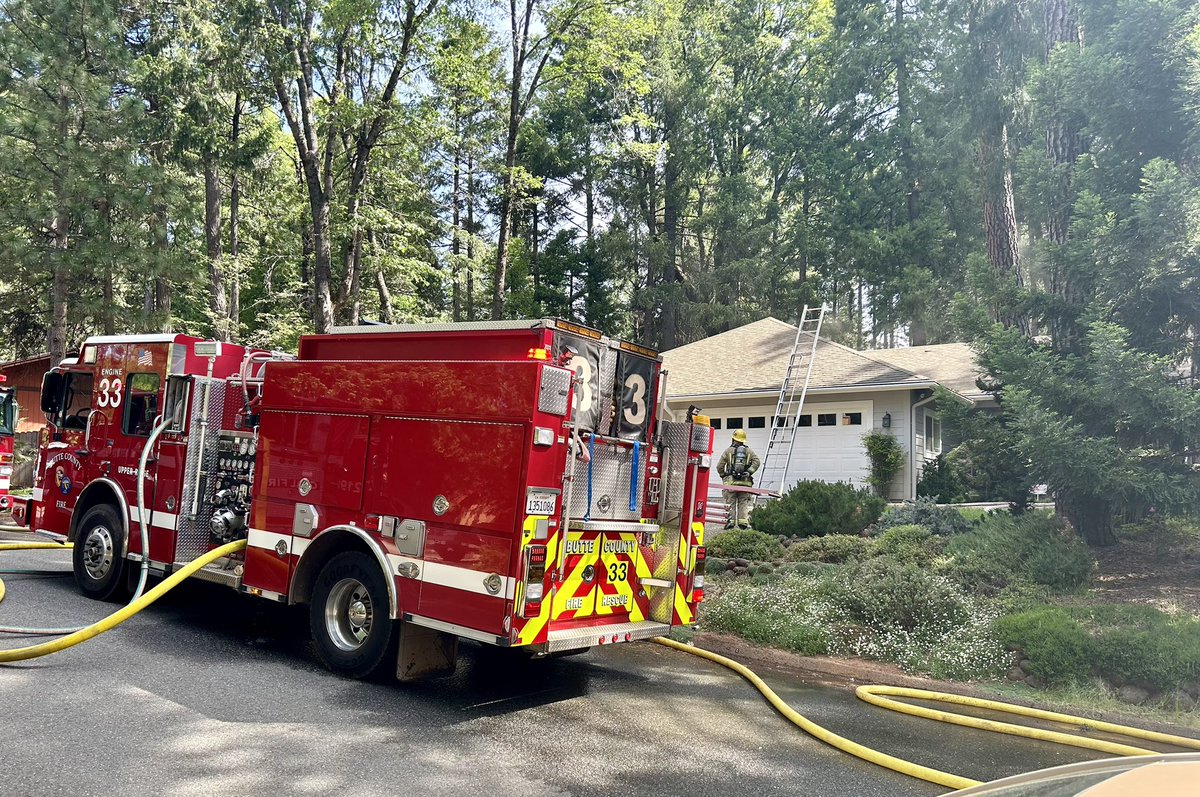 Firefighters achieved quick knockdown on a residential structure fire in the 6000 block of Showdown way in Magalia. A total of 1 Chief, 4 fire engines and 1 medics unit were dispatched. Personnel to remain at scene for another hour performing overhaul