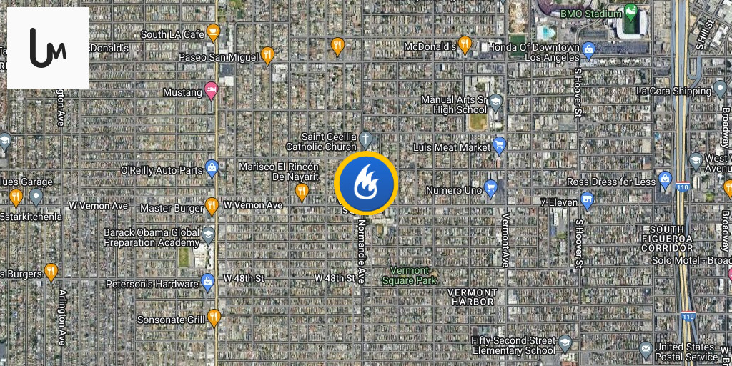 Active Structure Fire incident reported in Central-Alameda, Los Angeles ...