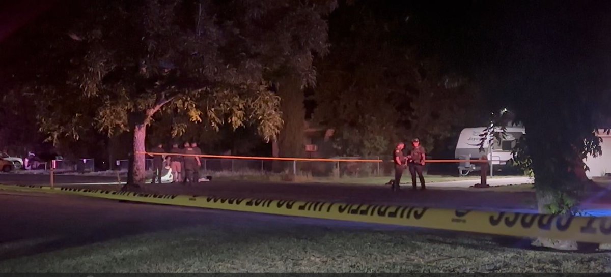 Deputies are searching for a gunman after a deadly shooting in the Tehama County community of Gerber early Friday morning