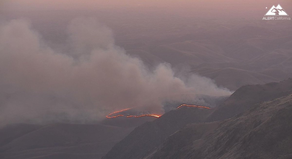 A brush fire in northeast Bakersfield is burning with no known containment, according to  cameras in the area. Fire officials could not be reached at this time for comment