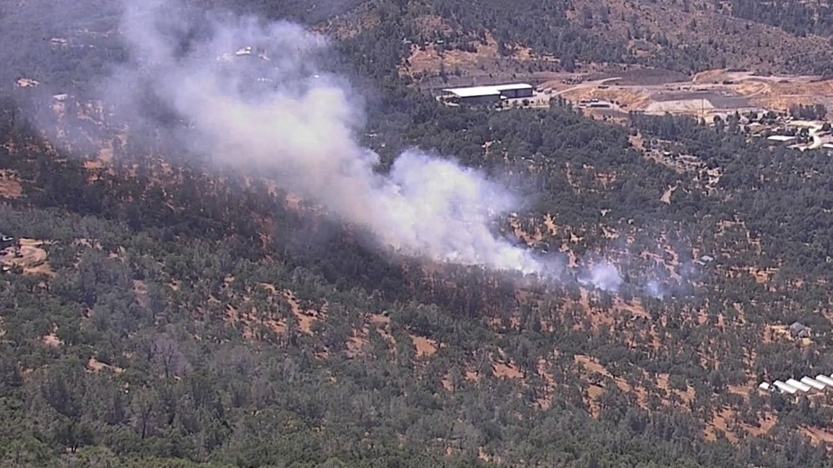 New fire near Mt. Bullion