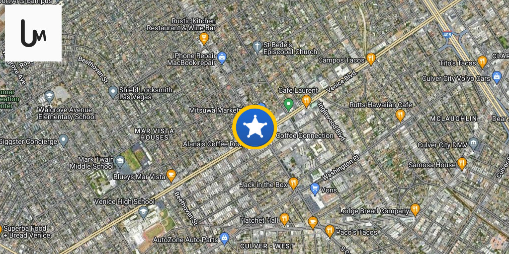 12403 Venice Blvd - ADW Suspect Armed with a knife LAPD responding ...