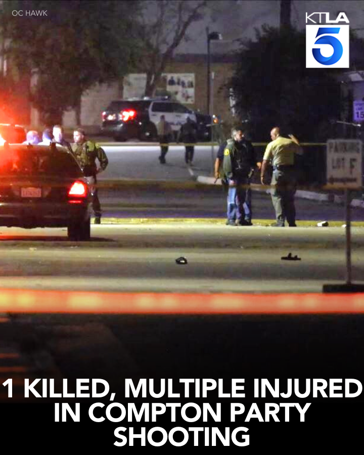 A shooting at a Compton house party has left one person dead and several others hospitalized.