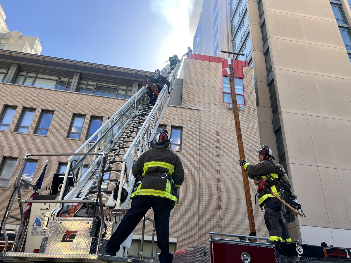 1-ALARM FIRE 838 KEARNY San Francisco Fire Department is on scene 838 Kearny  St. on a 1-alarm Fire at a multi-story, multi-use complex. We have fire between the walls.