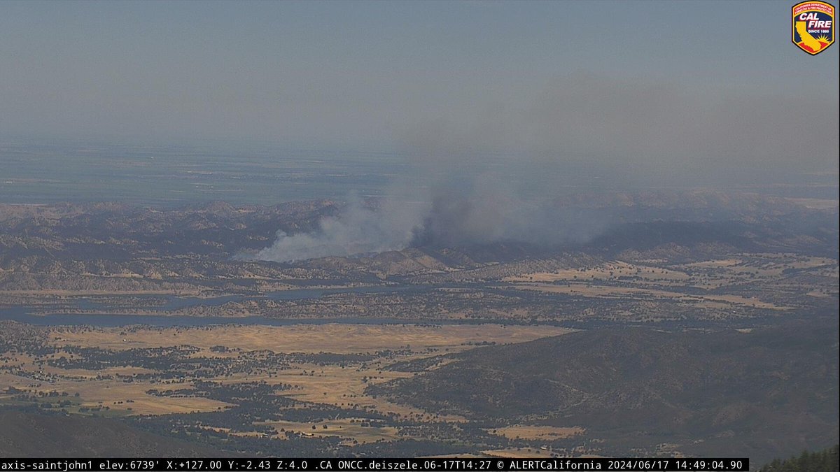 SitesFire Activity has significantly increased in the last 1/2 hour. Lodoga Colusa County Sites Fire 