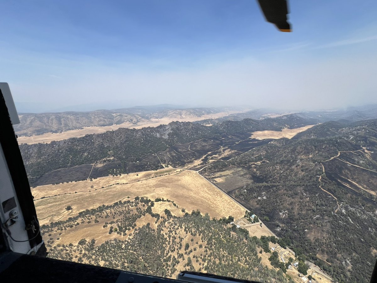 The SitesFire in Colusa County is 19,124 acres and 10% contained. We've significantly augmented our resources on the fire and now have 1,504 personnel on it behind 107 engines, 20 dozers, 42 hand crews, 18 water tenders and 15 helicopters