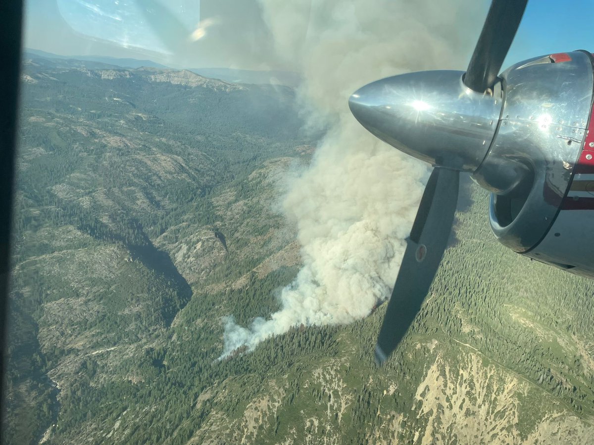 CAL FIRE has determined the Royal Fire burning west of Truckee was started by an escaped campfire. The fire has burned an estimated 100 acres and is spreading quickly