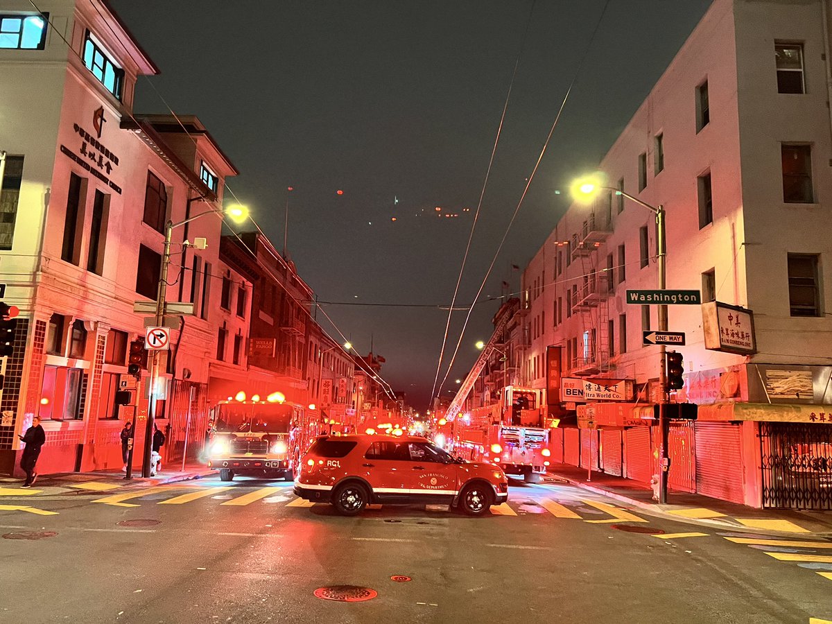 1-ALARM FIRE San Francisco Fire Department is currently on the scene of a one-alarm structure fire at 1034 Stockton St. This is a four-story multi-residential below-grades structure. San Francisco Fire Department is working on mitigating this incident at this time.