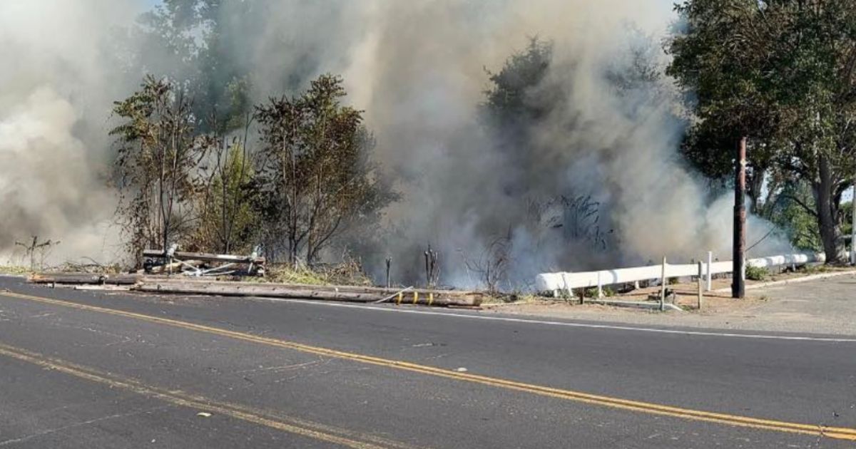 Thousands lose power after crash, grass fire in West Sacramento