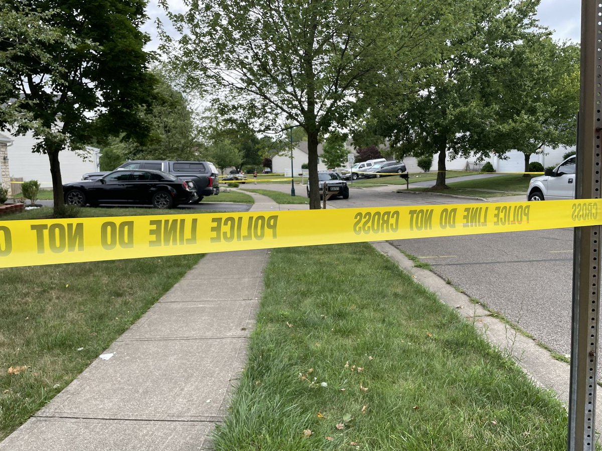 Reynoldsburg PD on scene at a home along Robbins Loop.  