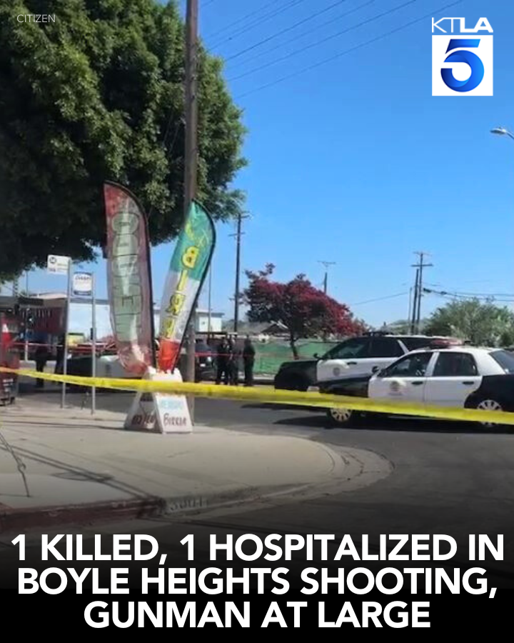 One person was killed and another was hospitalized after a shooter opened fire in Boyle Heights.