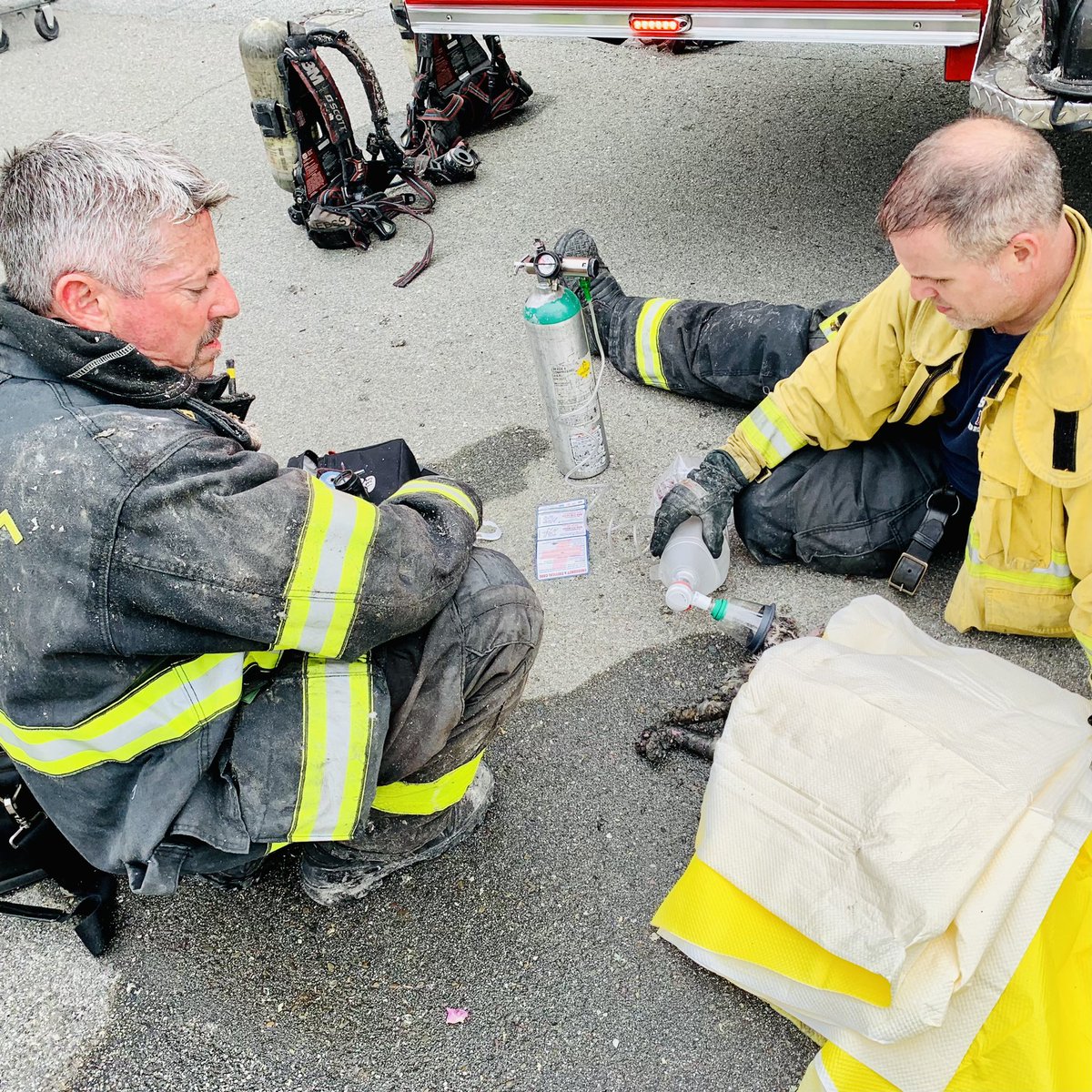 SJFD firefighters are on scene of a second alarm assignment at a residential structure on the 5500 block of Century Manor Ct in South San Jos. One firefighter transported with burn injuries. One cat alert and meowing after oxygen mask. 