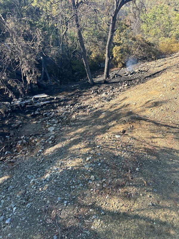 Firefighters responded Tuesday around 5 pm to reports of a dirt bike that caught fire and spread to the vegetation off of Knoxville Devilhead Road in northeast Napa County. Thankfully there was minimal spread and firefighters contained the fire to a 50x50 foot spot