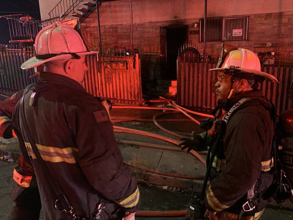 2 Alarm Incident &mdash; Under Control at 9:30pm. The cause of the fire is Under Investigation. The occupants all have alternative housing options so Red Cross has not been activated for this incident. 2: 50 mins into the incident. There is active fire in all three levels of the building (1st, 2nd and attic). Incident Command has requested an additional two (2) engines, bringing the total to approx 50 firefighters on scene. 