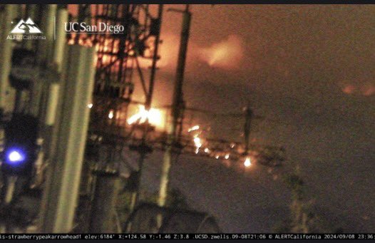 The Line Fire- San Bernardino county - San Bernardino National Forest 20,533 acres actively burning. 