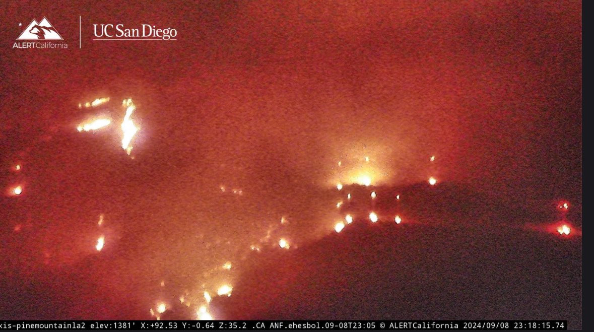 Fire Watch 51 has the BridgeFire mapped at 820 acres.There were 2 helicopters dropping water but they had to leave because visibility was too low.A 30x30 spot fire was reported on Shoe Maker Rd.The BridgeFire was estimated at 800  aircraft is over the fire 