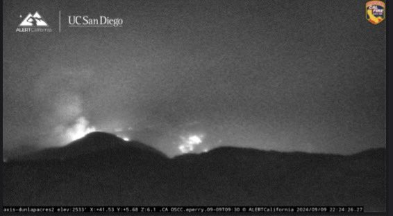 The Line Fire- San Bernardino county - San Bernardino National Forest 25,807.6 acres  actively burning.