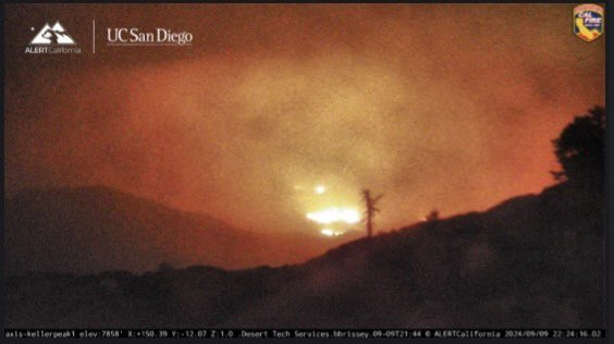 The Line Fire- San Bernardino county - San Bernardino National Forest 25,807.6 acres  actively burning. 