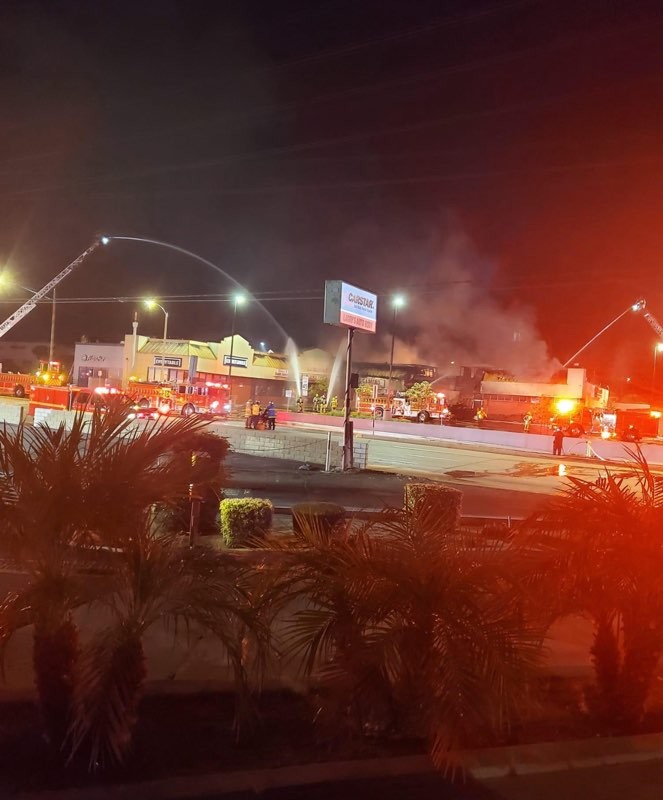 The legendary Pizzamania has burned down overnight; arson suspected.RIP  Pizzamania