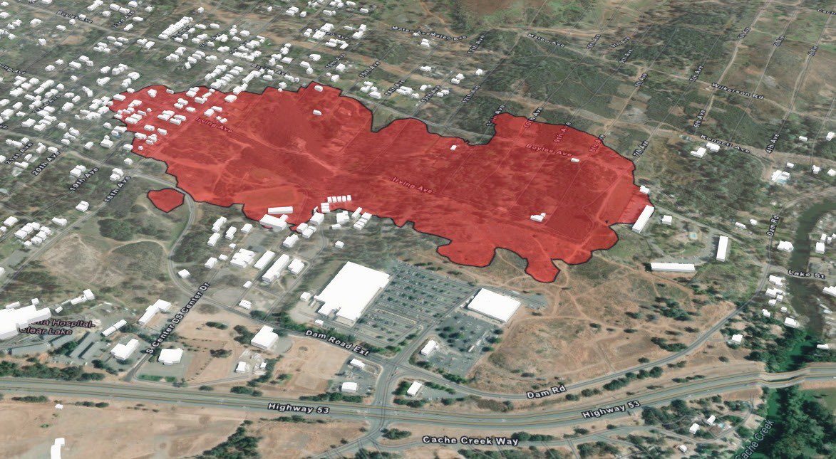 BoylesFire  via Lake County FPD. -Fire is 50% contained -15-20 engines remain committed-Evacuation orders in place for a min. of 2 more days. Before repopulation, the fire must be completely out, damaged PG&E infrastructure must be secured & hazardous materials removed