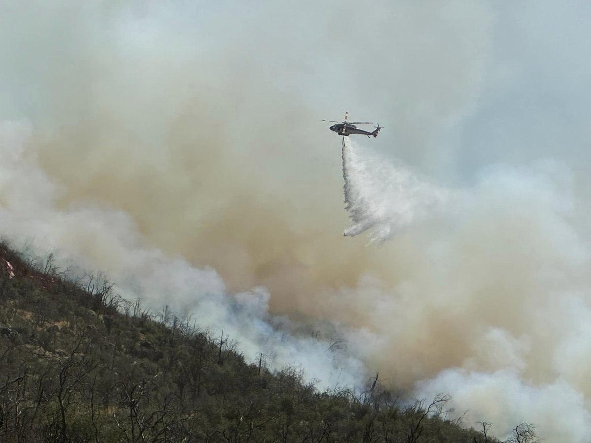 CAL FIRE said the QuincyFire burned about 85 acres and is 30% contained.  