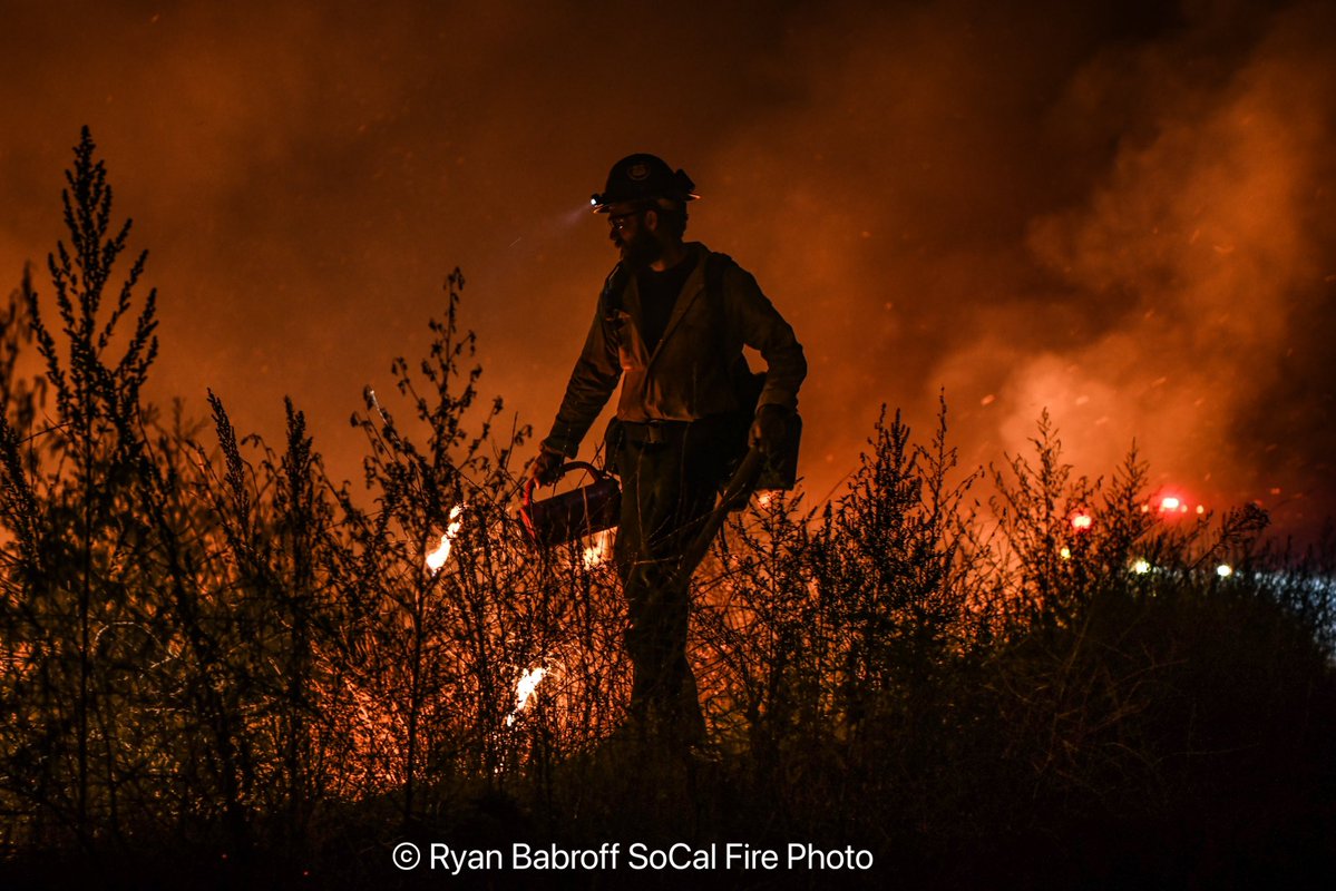 East Fork over Highway 2 and down into Wrightwood. Crews tried to protect the fire from spreading that night but the weather had other plans.