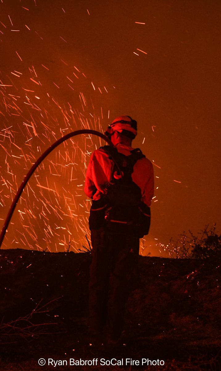 East Fork over Highway 2 and down into Wrightwood. Crews tried to protect the fire from spreading that night but the weather had other plans.