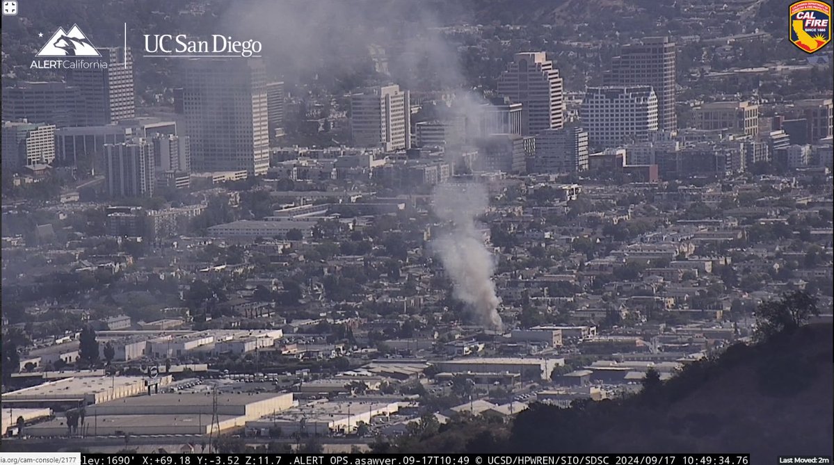 Glendale. 2nd alarm commercial building fire. California and Concord. ConcordFire