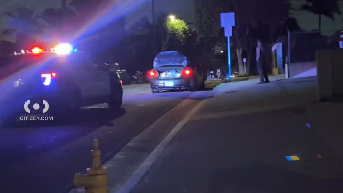 The Los Angeles County Sheriff’s Department took a DUI suspect into custody after a pursuit that lasted one minute in South L.A