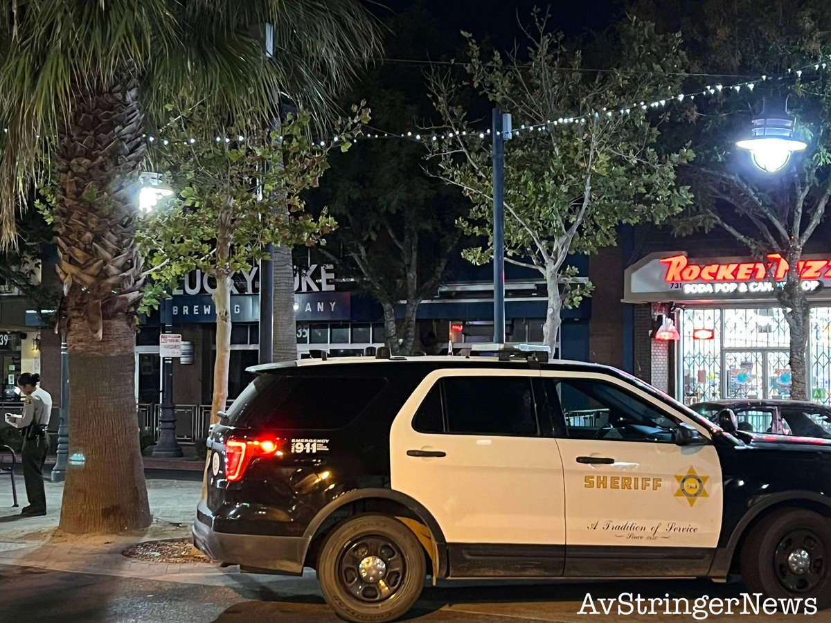 Lancaster, ca: 245(assulatt with a deadly weapon) 10th st w and Lancaster blvd, 2 subjects assaulting a female behind the theater. Female screaming, female is wearing a white bra, deputy requesting 902r(rescue responding) for victim. Female seen heading down Fern Ave