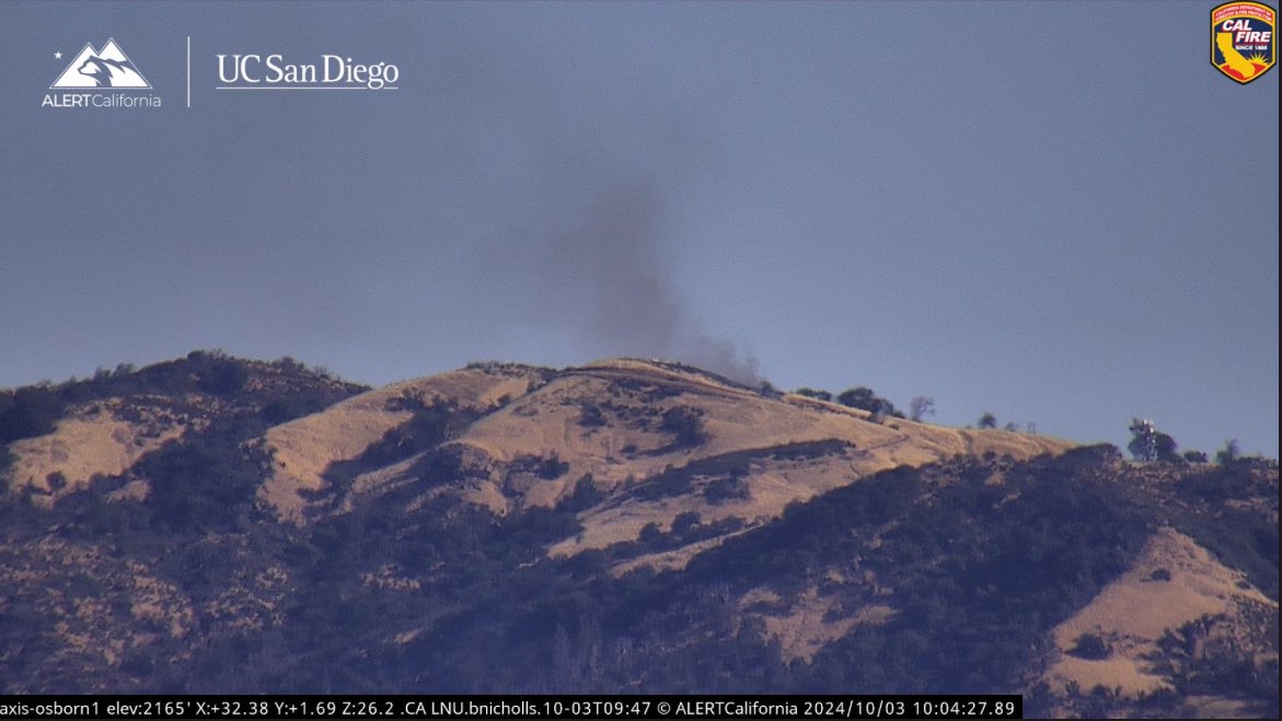 SugarFire: Firefighters from multiple agencies are working on making access to a vegetation fire up Adobe Canyon Rd at the top of Bald Mountain Peak.CAL FIRE has dispatched six engines, two dozers, two hand crews, two fixed-wing aircraft & one helicopter