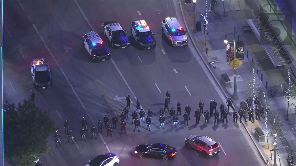 Some fans were seen looting a store and breaking windows in downtown Los Angeles as crowds took over the streets to celebrate the Dodgers' World Series win