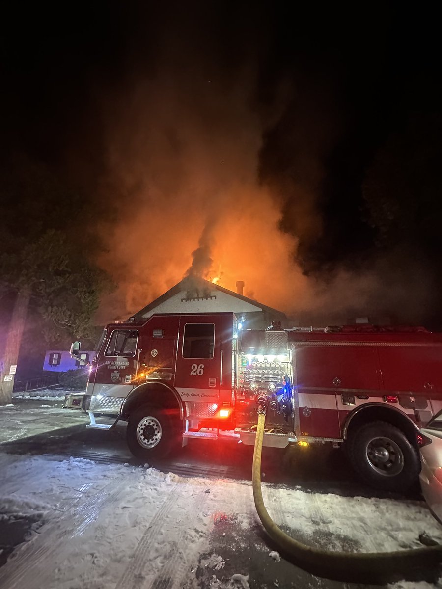 Twin Peaks Structure Fire Damages Pine Crest Christian Conference Center   San Bernardino County Fire responded to a reported commercial structure fire on the 1100 block of Pinecrest Rd in Twin Peaks.