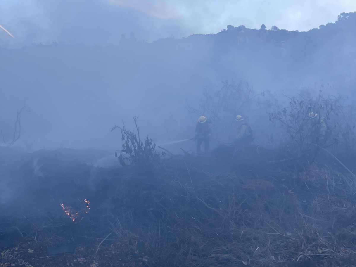 Rainbow4Fire  Firefighters are making good progress and the fire has experienced little growth. Firefighters will be on scene for several more hours due to extensive mop up