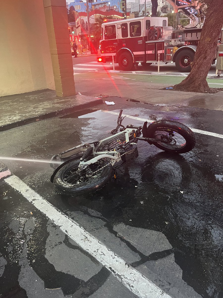 Reports of a fire at the Central Hotel 1707 Market St. units arrived to find an electric bicycle on fire in a single hotel room. The fire was quickly extinguished and the bicycle removed 