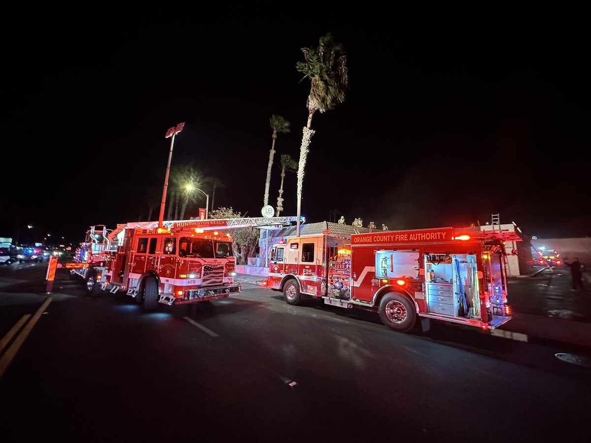 Firefighters fought a fire in a commercial building on the 6300 block of Westminster Blvd. in Westminster shortly after 5 a.m. A second alarm was called to ensure a quick knockdown of the fire, which was hidden in void spaces