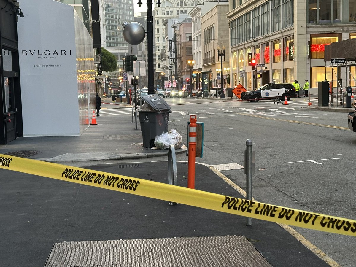 San Francisco police shoot and kill man near Union Square at 135 am.  They say night before at 630 pm he drove on to sidewalk and hit two people (woman and child) and then a bicyclist and fled scene.  Spotted him 135 am and confronted him.