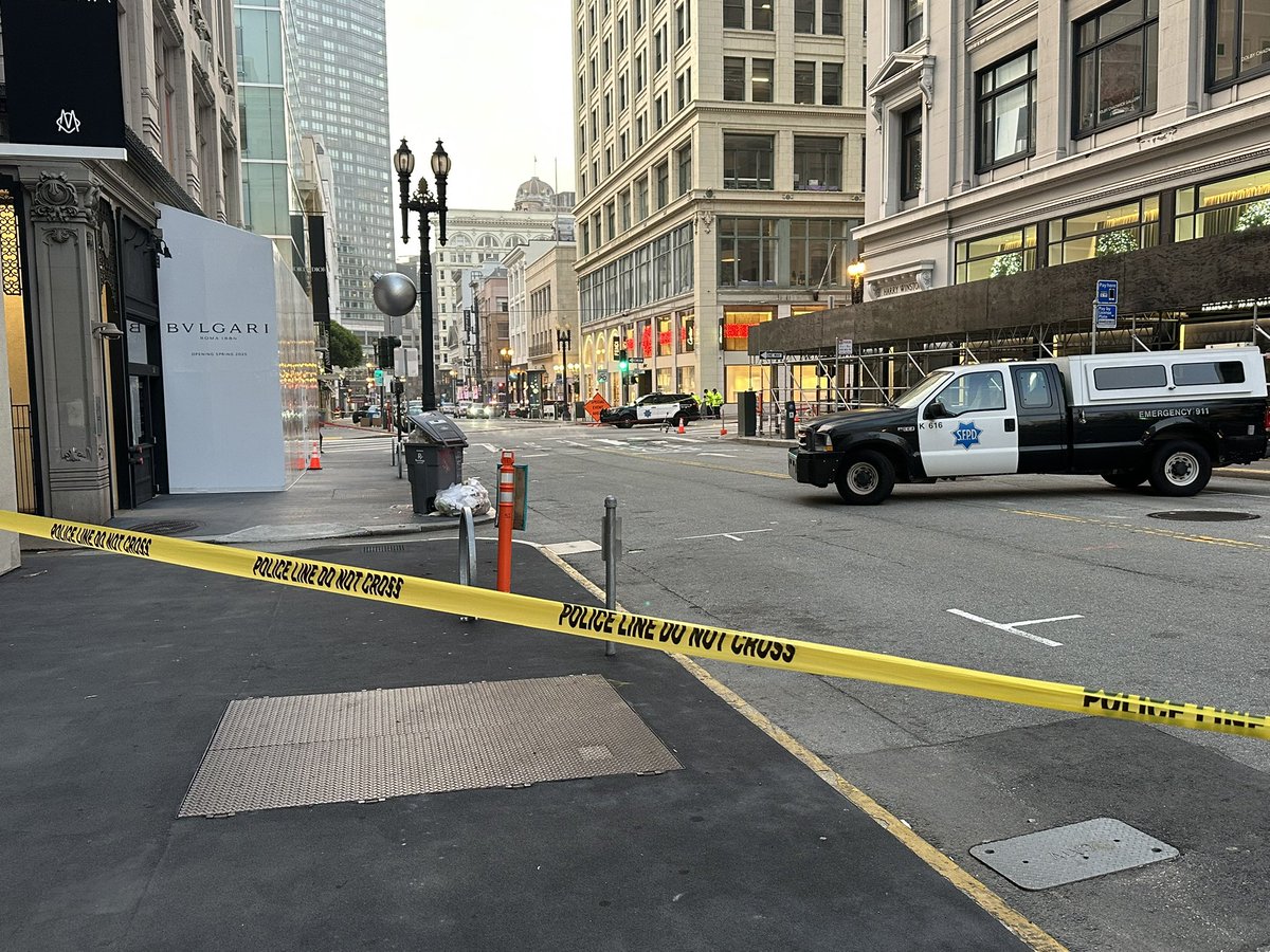 San Francisco police shoot and kill man near Union Square at 135 am.  They say night before at 630 pm he drove on to sidewalk and hit two people (woman and child) and then a bicyclist and fled scene.  Spotted him 135 am and confronted him.