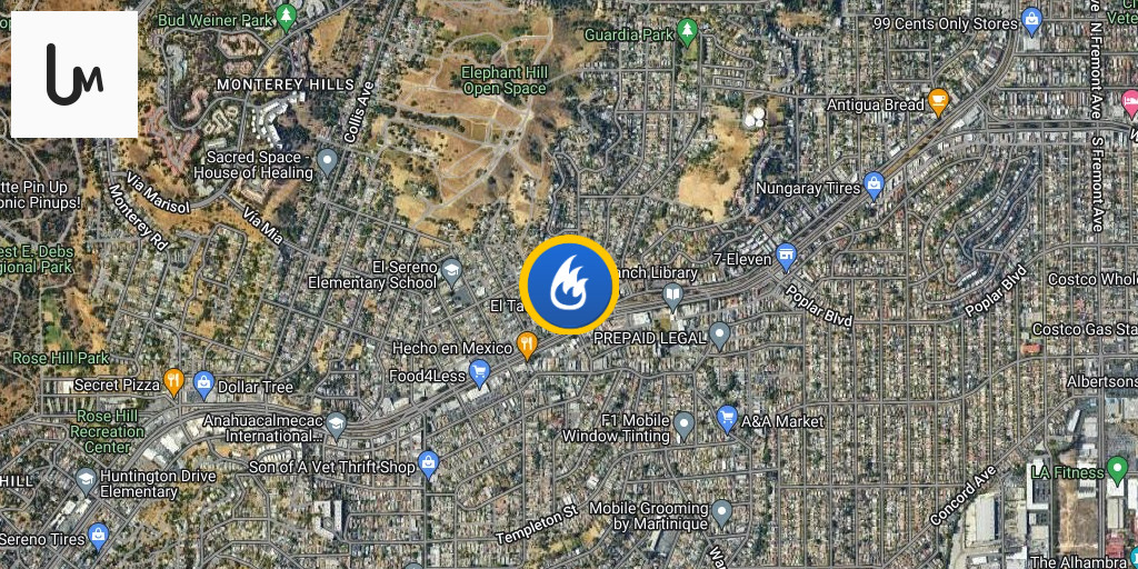 Active Structure Fire Incident Reported In El Sereno, Los Angeles Los 