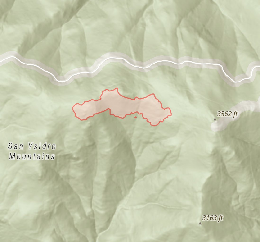 Border1Fire OES Intel 24 has Mapped the Fire at 16 acres