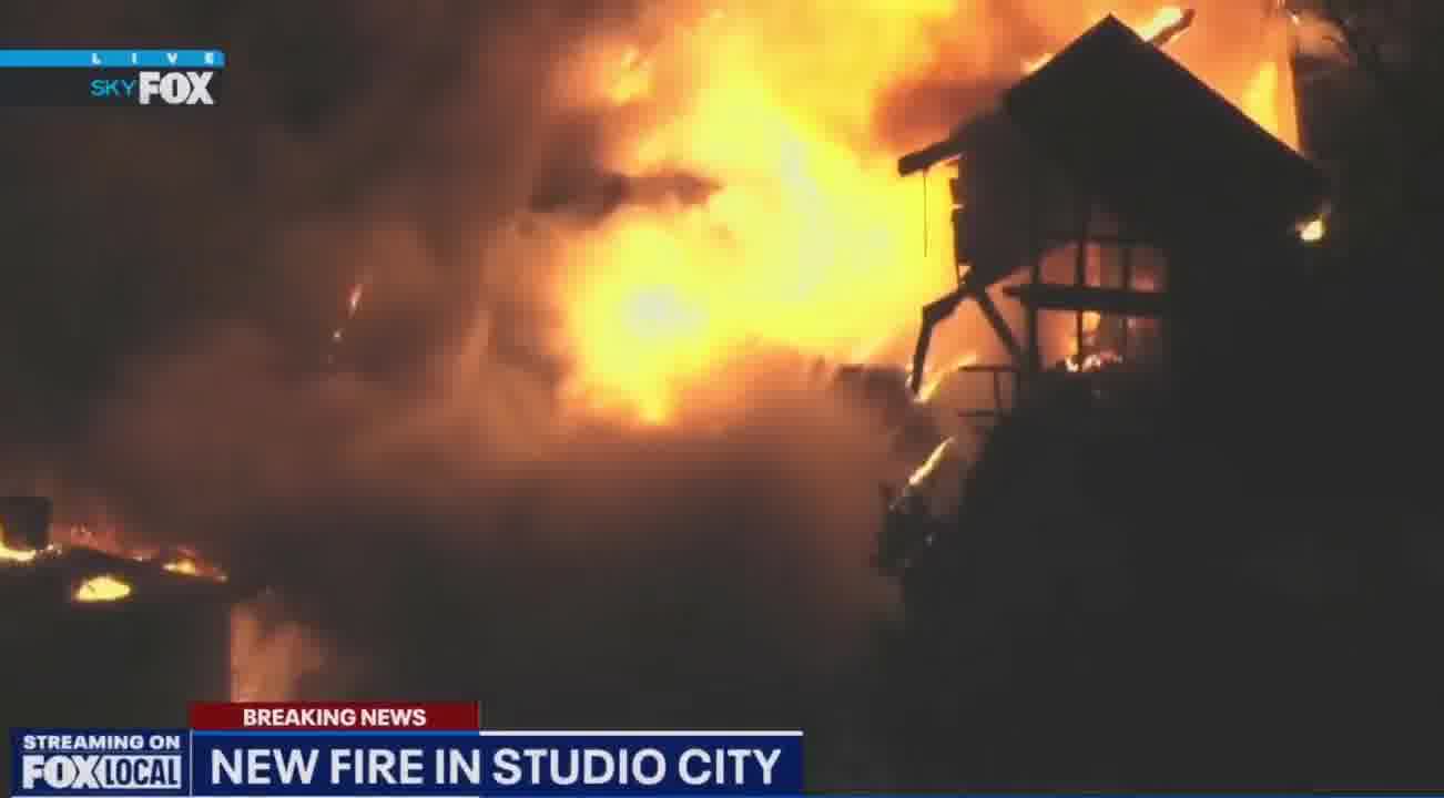 1 structure has collapsed in Studio City on Sunswept Drive