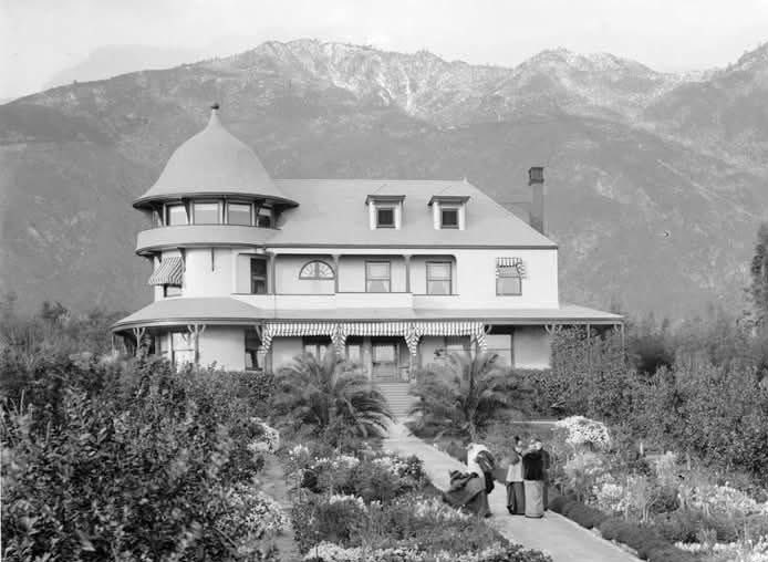 The McNally House in Altadena, CA. Historical loss