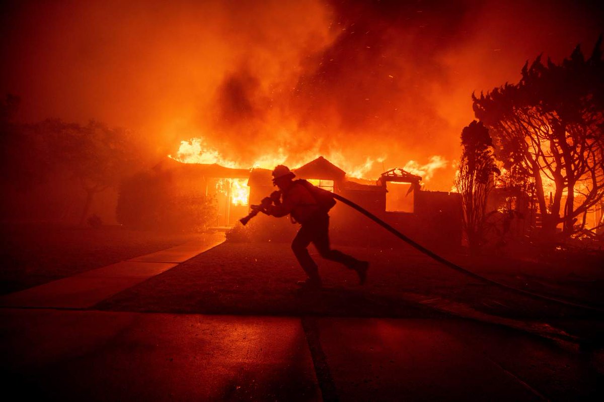 LA fires: Arson suspected in Kenneth fire, 1 arrested