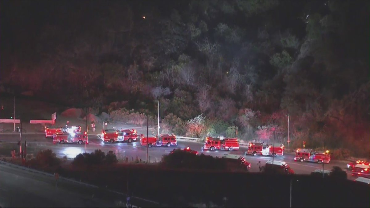 Around 250 firefighters are battling the SepulvedaFire.  The combined aerial and ground attack has made good progress against the fire, L.A. Fire Department officials said. The fire, burning at 20 acres, has prompted evacuation warnings 