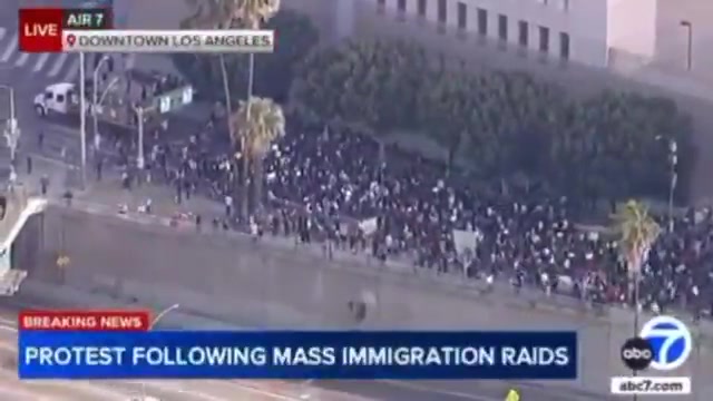 Protesters have surrounded the federal detention center in Los Angeles. California isn't backing down, this is a full-blown standoff with the feds