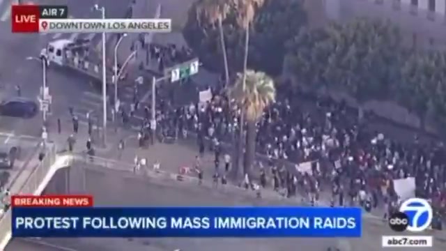 Protesters have surrounded the federal detention center in Los Angeles. California isn't backing down, this is a full-blown standoff with the feds
