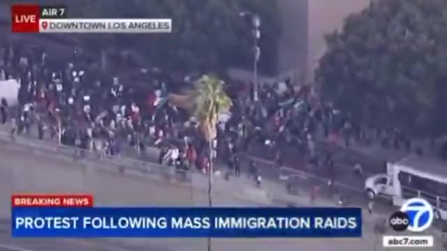Protesters have surrounded the federal detention center in Los Angeles. California isn't backing down, this is a full-blown standoff with the feds