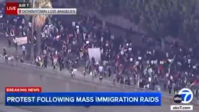 Protesters have surrounded the federal detention center in Los Angeles. California isn't backing down, this is a full-blown standoff with the feds